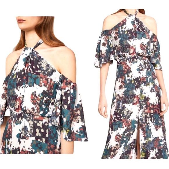 BCBGMAXAZRIA Kelley Off-The-Shoulder Halte… - Picture 3 of 6